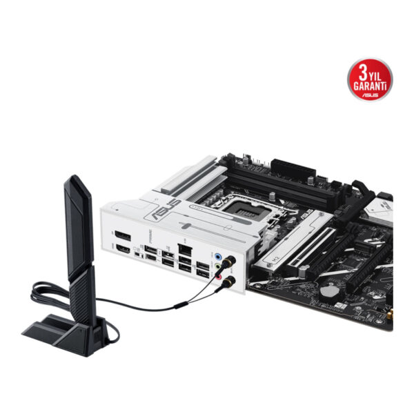 ASUS PRIME Z890-P WIFI LGA1851 DDR5 8400 USB4 4xM2 WiFi 7+BT ATX - Görsel 4