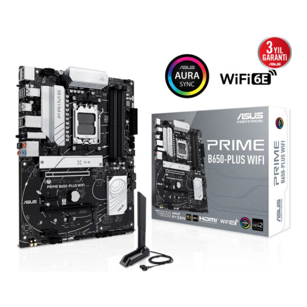 ASUS PRIME B650-PLUS WIFI AMD AM5 DDR5 ATX - Görsel 5