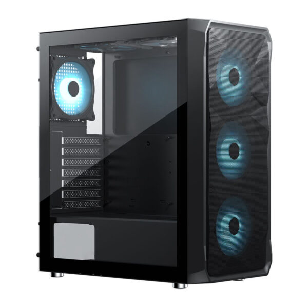 FRISBY FC-9485G 600W 80+ BRONZE 4X RGB MESH GAMING KASA - Görsel 9