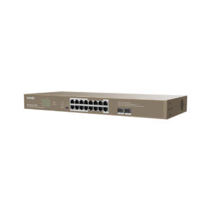 TENDA TEG1118P-16-250W 16GE PoE Port (250W), 2xSFP Switch