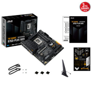 ASUS TUF GAMING B760-PLUS WIFI Intel B760 LGA1700 DDR5 7200 DP HDMI 3x M2 USB3.2