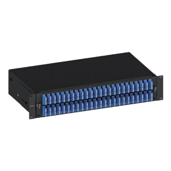 EratSlide 2U 19" 48 Port SC Duplex Rack Tipi Patch Panel, Boş