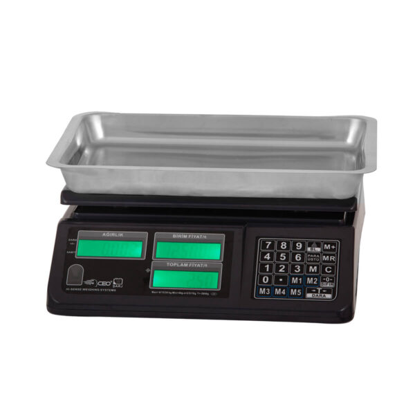 CEOPOS CA-P 30 KG FİYAT HESAPLAMALI TERAZİ