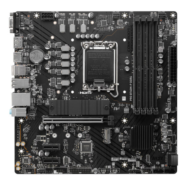 MSI PRO B760M-P DDR4 SOKET 1700 DDR4 4800(OC) PCI-E ,M.2 USB3.2 HDMI,DP,VGA 1x 1