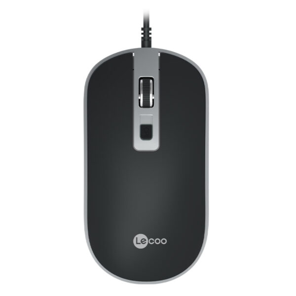LENOVO LECOO MS104 SİYAH USB KABLOLU MOUSE
