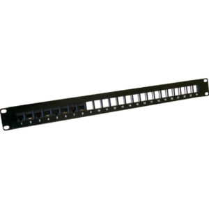 HCS 24 port Keystone Jack FTP Boş 19"  Panel