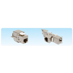 HCS CAT6A FTP Toolless Keystone Jack CAT 6A, LSA+ / 110 IDC T568 A/B, 180