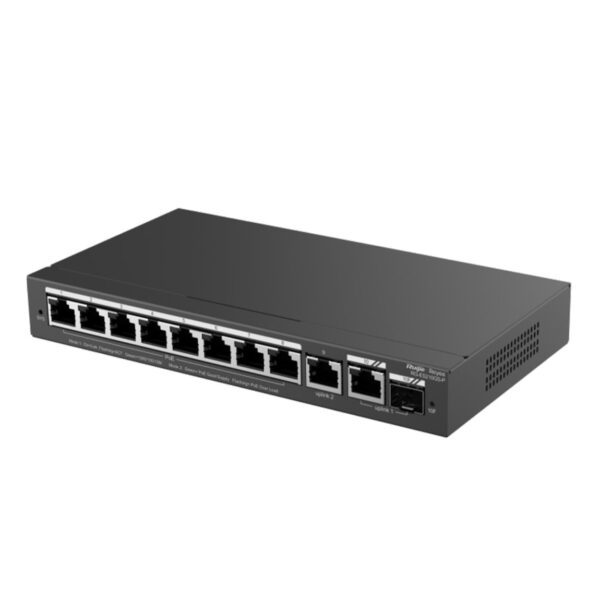 RUIJIE REYEE RG-ES210GS-P 8GE Port 120W Poe+,2GE Uplink,1GE SFP Combo  Yönetileb