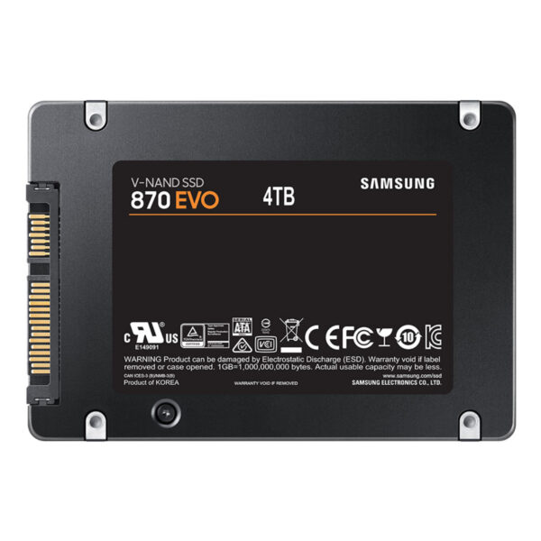SAMSUNG 4TB 870 EVO SATA3-6  560/530MB/s SSD HDD - Görsel 3