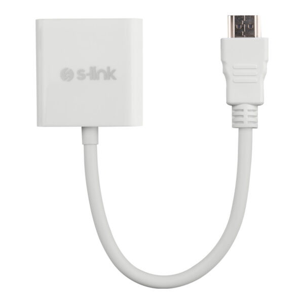 S-LINK SL-HVS13 HDMI to VGA + Audio Micro Usb Çevirici - Görsel 2