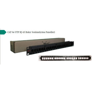 ERAT 24 PORT CAT6A FTP BOŞ MODULER PATCH PANEL
