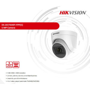 HIKVISION DS-2CE76H0T-ITPF 5MP 2.8mm20m Turret HDCVI Kamera