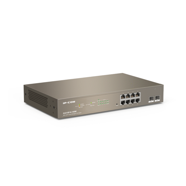 IP-COM G3310P-8-150W 8GE PoE Port (150W), 2xSFP Yönetilebilir Switch