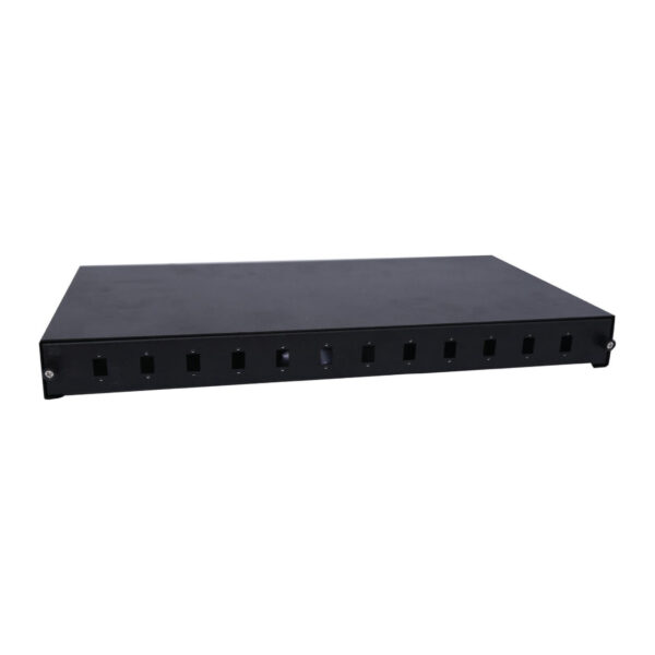 EratSlide 1U 19” 12 Port LC Duplex Rack Tipi Patch Panel, Boş