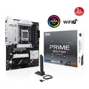ASUS PRIME X870-P WIFI AMD X870 AM5 DDR5 8000 HDMI 2xUSB4 4x M2 USB3.2 WiFi 7 +