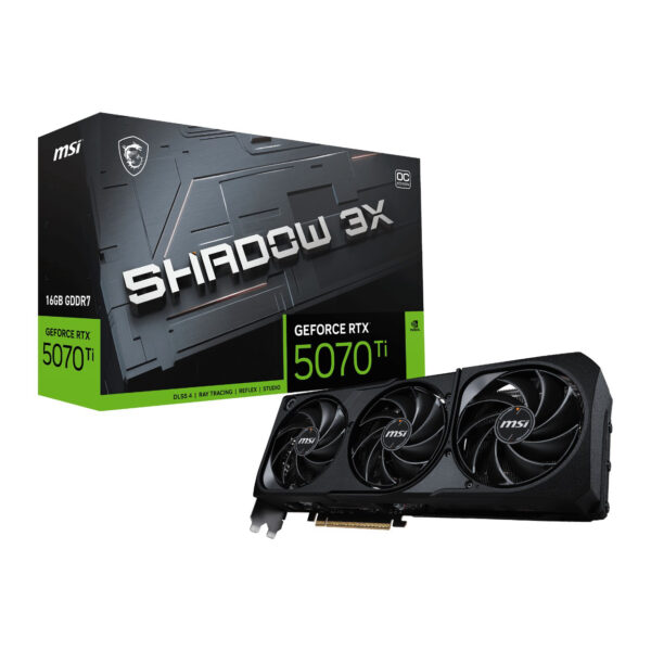 16 GB MSI RTX5070TI SHADOW 3X OC GDRR7 256 B DX12 PCIE 5.0 X16 (3XDP 1XHDMI) - Görsel 3
