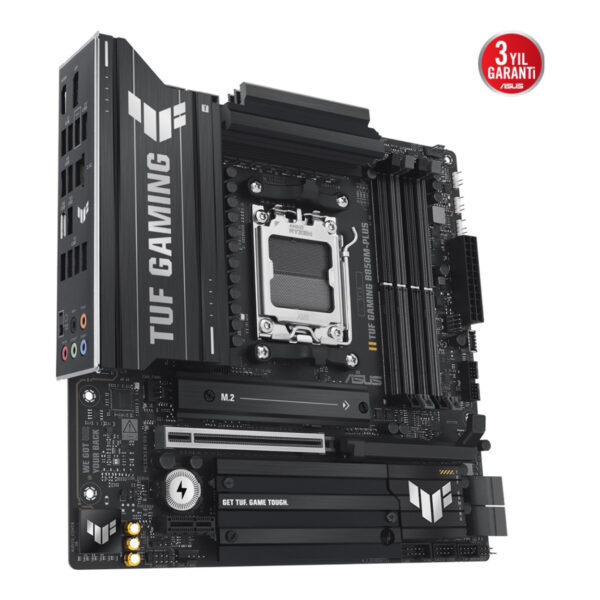 ASUS TUF GAMING B850M-PLUS AM5 DDR5 8000 AURA RGB 2.5GLAN mATX - Görsel 2