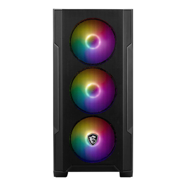 MSI MAG FORGE M100R Temperli Cam 3x120mm 1x120mm ARGB Fan mATX Gaming Bilgisayar - Görsel 2