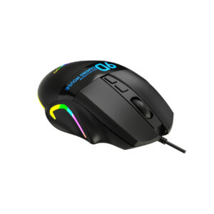LENOVO LECOO MS130 SİYAH KABLOL RGB LED AYDINLATMALI 7200DPI MAKRO OYUNCU MOUSE