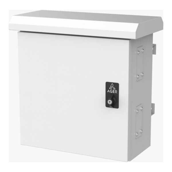 AGER MİNİMOBESE 400x250x600 ÇİFT CİDARLI OUTDOOR KABİNET+DİREK MONTAJ KİTİ - Görsel 2