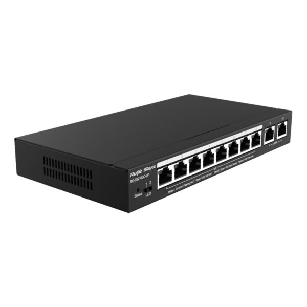 RUIJIE REYEE RG-ES210GC-LP 8GE Port 70W Poe, 2GE Uplink Cloud Yönetilebilir Swit - Görsel 2