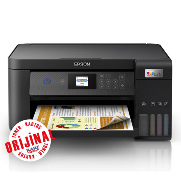 EPSON L4260 EcoTank LCD, USB, Dubleks, Wi-Fi Direct Fotokopi,Tarayıcı A4 Yazıcı - Görsel 2