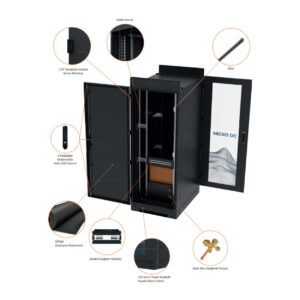 AGER MICRO DC 42U 800x1200 IP55 İÇ ORTAM  KABINET