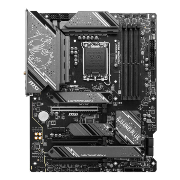 MSI Z790 GAMING PLUS WIFI SOKET 1700 DDR5 7200MHZ(OC) PCI-E Gen5 M.2 USB3.2 DP H - Görsel 3