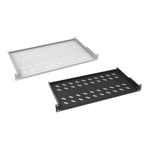 AGER 19'' 1U D=300mm Rack Mount 2 noktadan bağlantılı Sabit Raf,
30KG