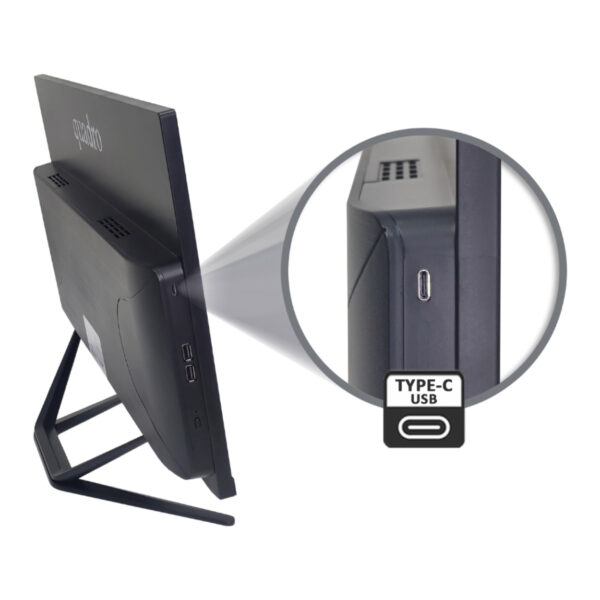 QUADRO STARK 23.8" IPS i5-12400 8GB 512SSD Type C-usb  FDOS AIO - Görsel 4