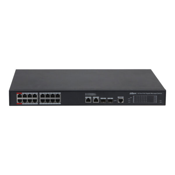 DAHUA S4220-16GT-240 20-Port Managed Desktop Gigabit Switch with 16-Port PoE - Görsel 3