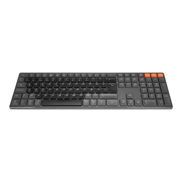 EVEREST KB-2610 Siyah/Gri 2.4G BT1 BT2 3 in 1 Q Kablosuz Klavye - Görsel 2