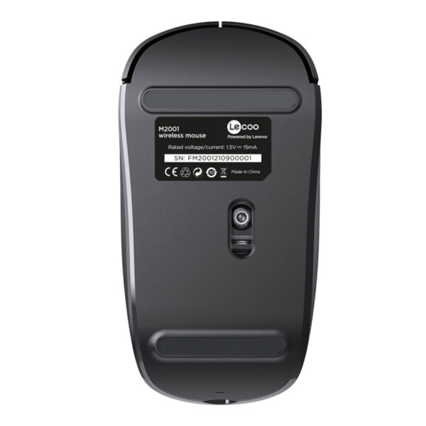 LENOVO LECOO M2001 SİYAH USB KABLOSUZ MOUSE - Görsel 2