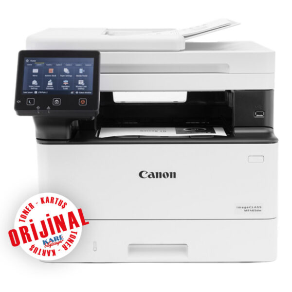 CANON I-SENSYS MF465DW Faks, Dublex,Wi-Fi, Eth,Tarayıcı,Fotokopili Yazıcı A4 - Görsel 2
