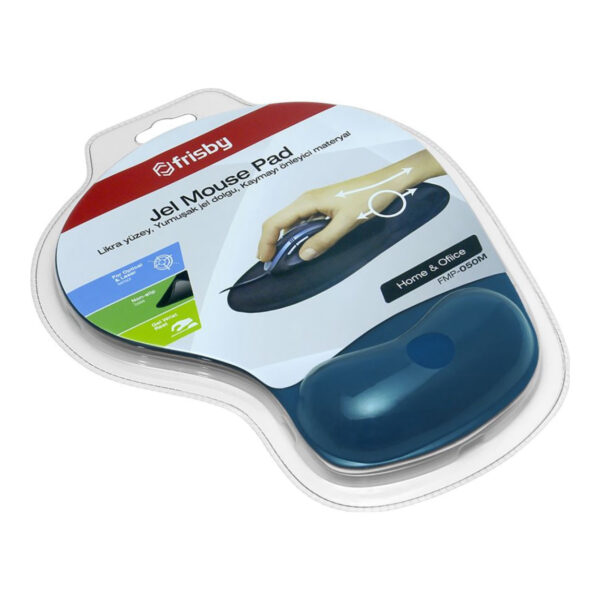 FRISBY FMP-050M-BL MAVİ JEL MOUSE PAD - Görsel 2