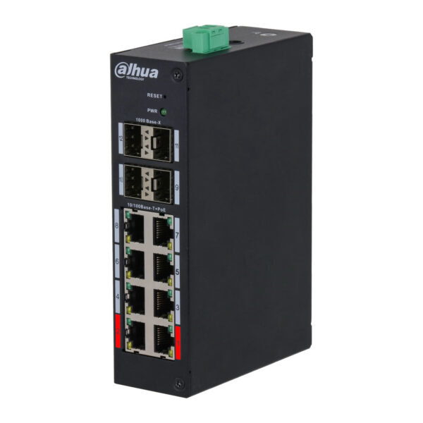 DAHUA HS4412-8ET-120 8 PORT 10/100 120W POE +4SFP YONETILEBILIR SWITCH - Görsel 2