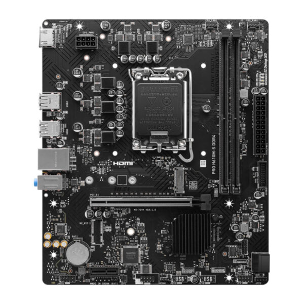 MSI MB PRO H610M-S DDR4 SOKET 1700 DDR4 3200(OC) HDMI  M.2 USB3.2 1x 1G LAN mATX - Görsel 3