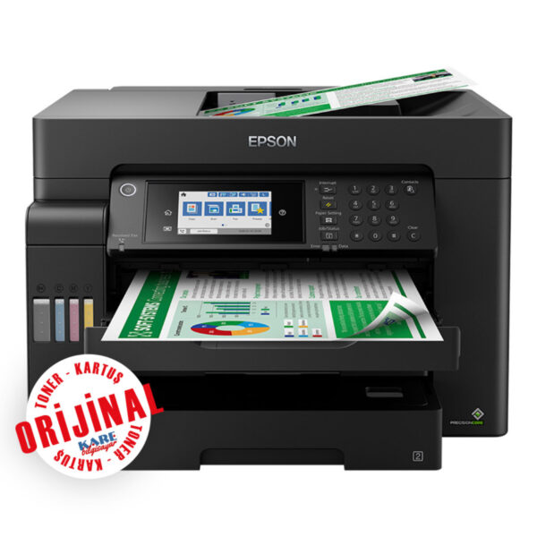 EPSON L15150 EcoTank A3 LCD, Wi-Fi, Wi-Fi Direct, Ethernet Fotokopi, Taray - Görsel 2