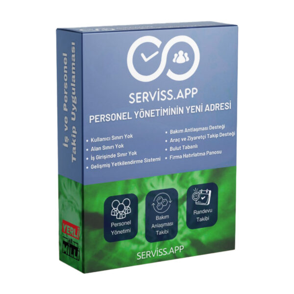 SERVİSSAPP İŞ VE PERSONEL TAKİP UYGULAMASI 10000 KONTÖR