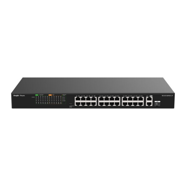 RUIJIE REYEE RG-ES126FGS-LP 24FE Port 180W Poe, 2x Combo Uplink