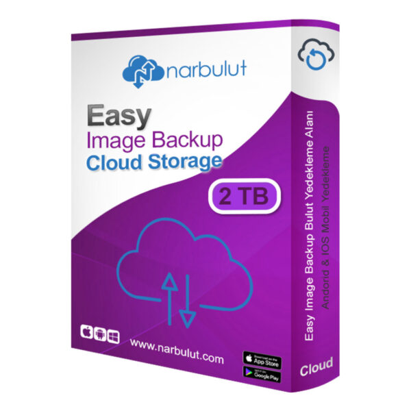 NARBULUT Easy Image Backup  2TB Bulut Alan +1 Yıl destek