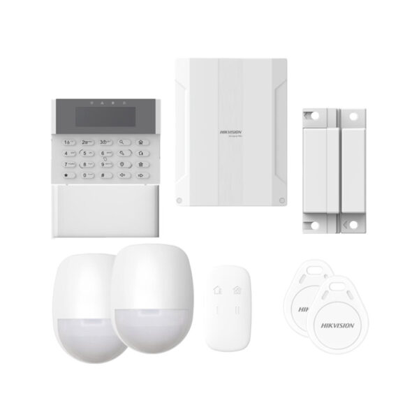 HIKVISION Hybrid Pro Alarm Panel Seti 64 Z ( 64 Zone, 868MHz ) / DS-PHA64-Kit-WE