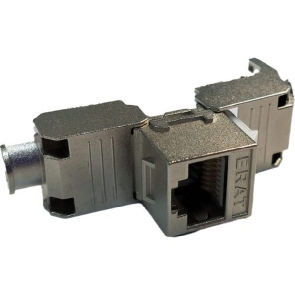ERAT Cat6A FTP Keystone Jack 180 derece Shielded - Görsel 3