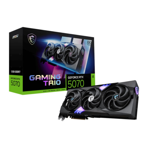 12 GB MSI RTX 5070 GAMING TRIO OC RTX5070 GDRR7 192B DX12 PCIE 5.0 X16(3XDP 1XHD - Görsel 3