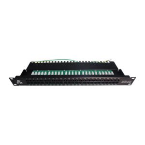 ERAT 50 Port Cat 3 ISDN Patch Panel Siyah Dolu