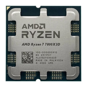 AMD Ryzen 7 7800X3D 4.2GHZ 96MB AM5 TRAY 120W + RADEON GRAPHICS. Fansız
