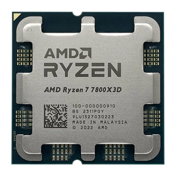 AMD Ryzen 7 7800X3D 4.2GHZ 96MB AM5 TRAY 120W + RADEON GRAPHICS. Fansız