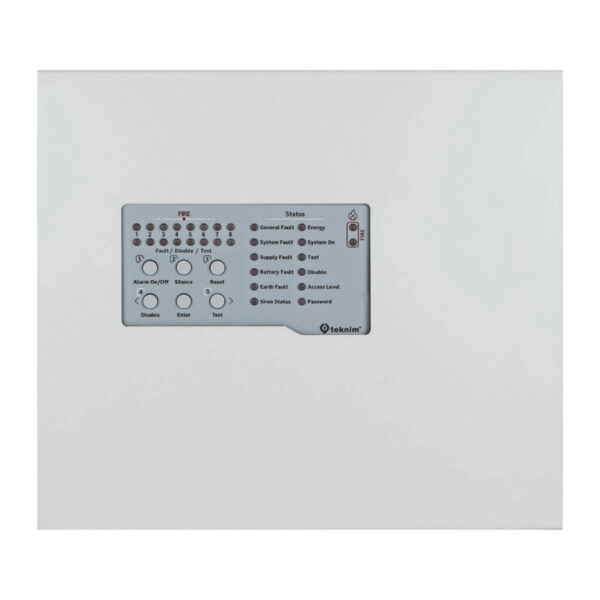 TEKNİM TFP-4408 8 BÖLGELİ KONVANSİYONEL YANGIN ALARM PANELİ - Görsel 2
