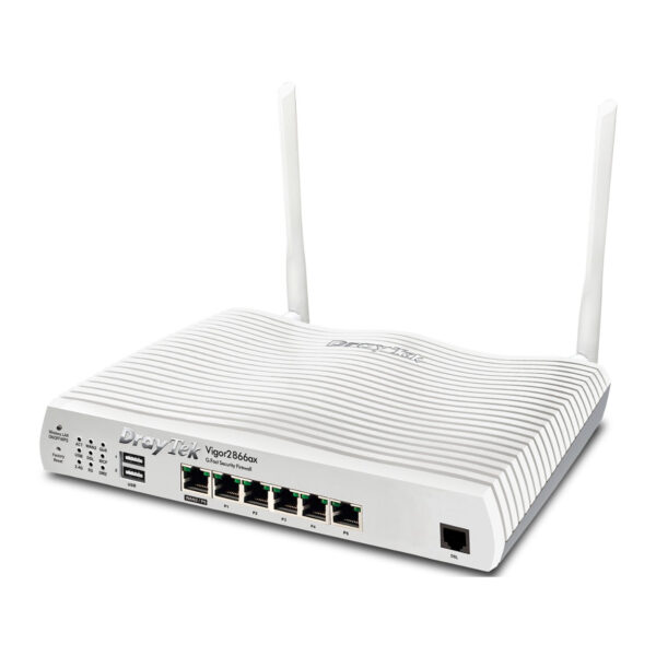 Draytek Vigor 2866Ax (WiFi6) VDSL2 & ADSL2+ Dual-WAN Wireless Security - Görsel 3