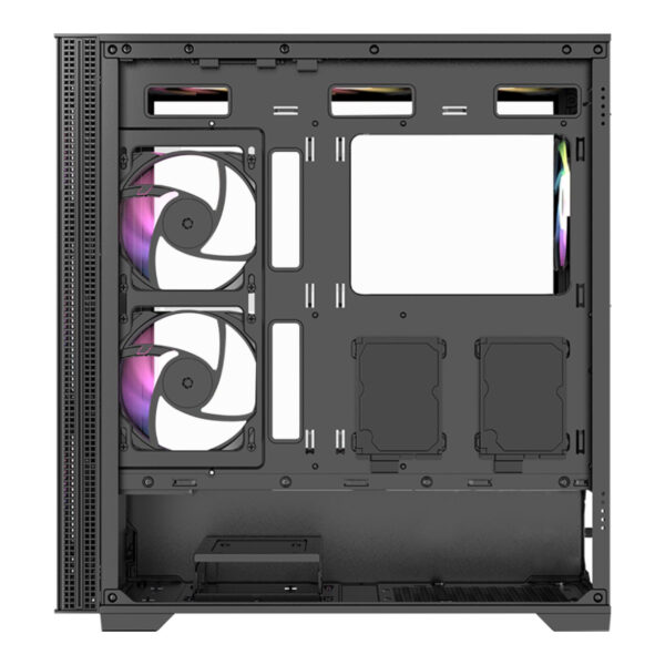 FRISBY FC-9535G GAMING MESH KASA 4X RGB FAN (650w 80+) - Görsel 4